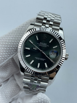 (준비완료/특급배송)NO.3476/롤렉스 데이저스트 41 민트그린 바 인덱스 126334 QP공장