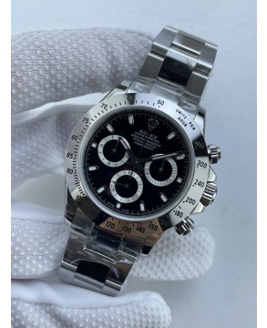 (준비완료/특급배송)NO.3710/초특급 갓성비 데이토나 스틸 세라믹베젤 블랙